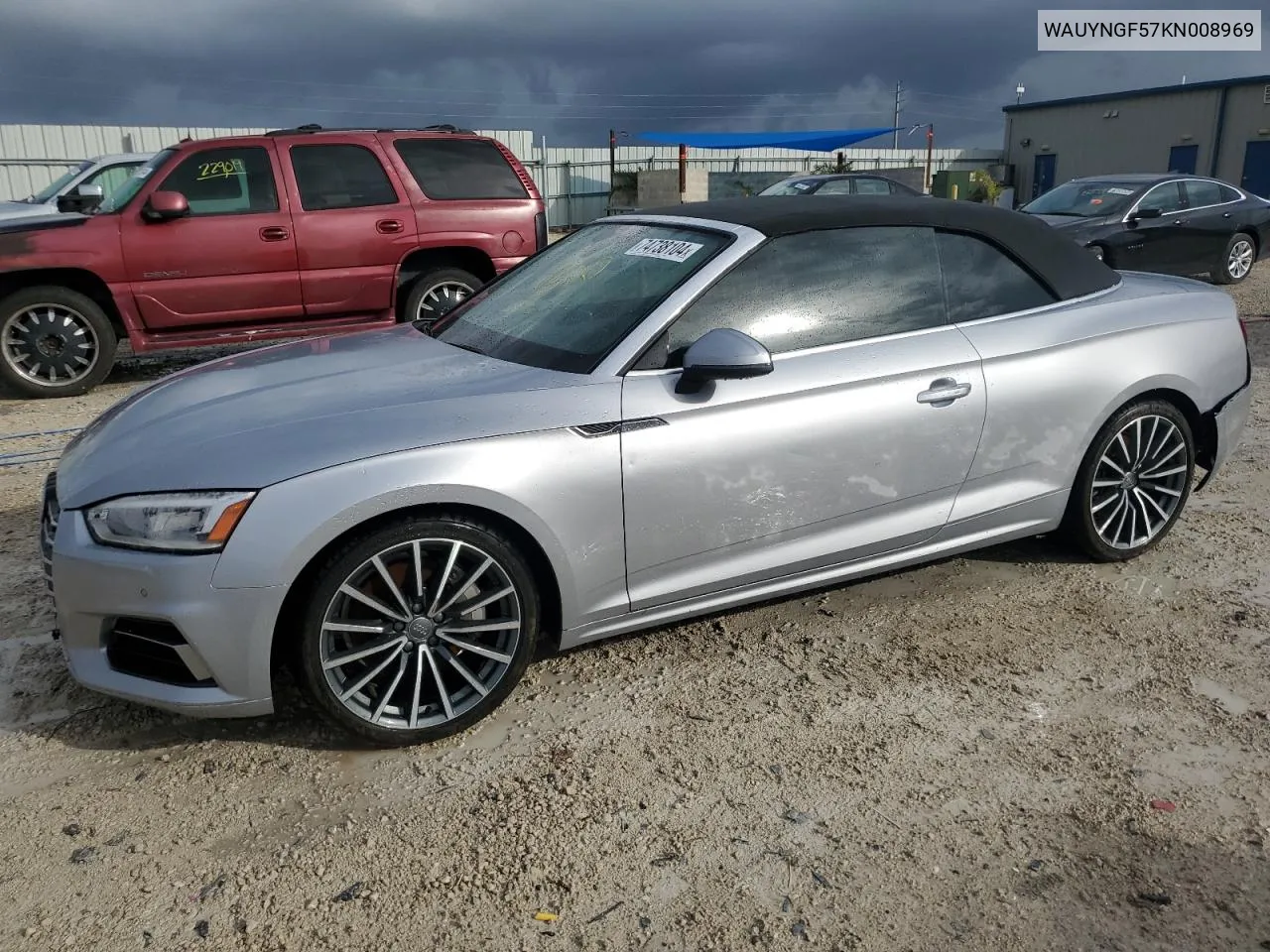 2019 Audi A5 Premium Plus VIN: WAUYNGF57KN008969 Lot: 74738104