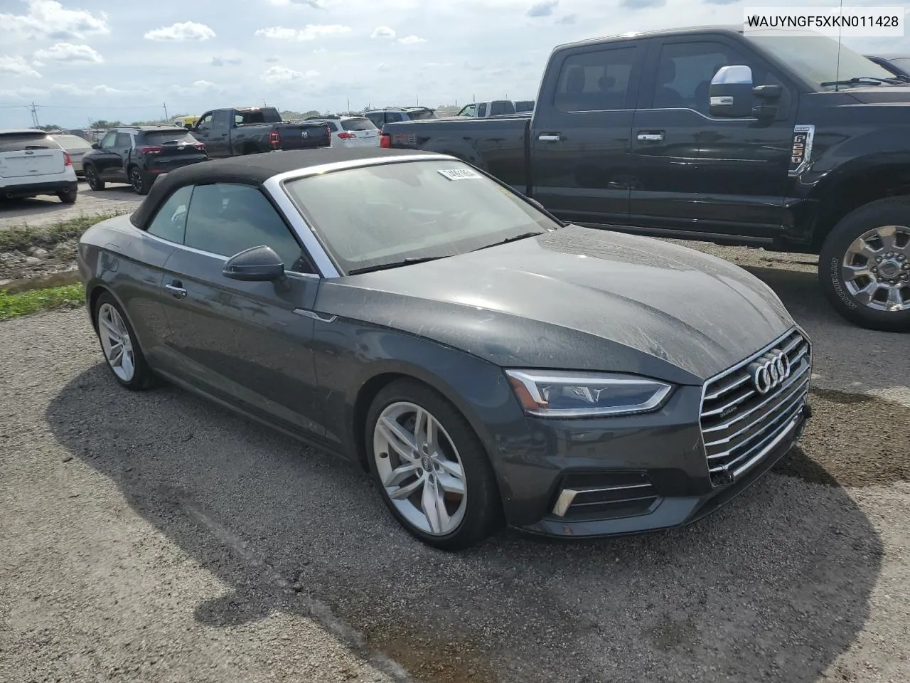 2019 Audi A5 Premium Plus VIN: WAUYNGF5XKN011428 Lot: 74991854