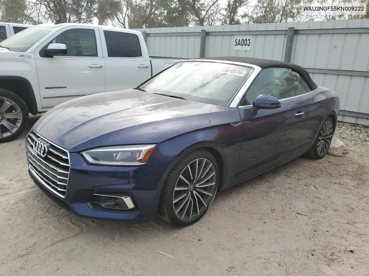 WAU2NGF55KN009222 2019 Audi A5 Prestige