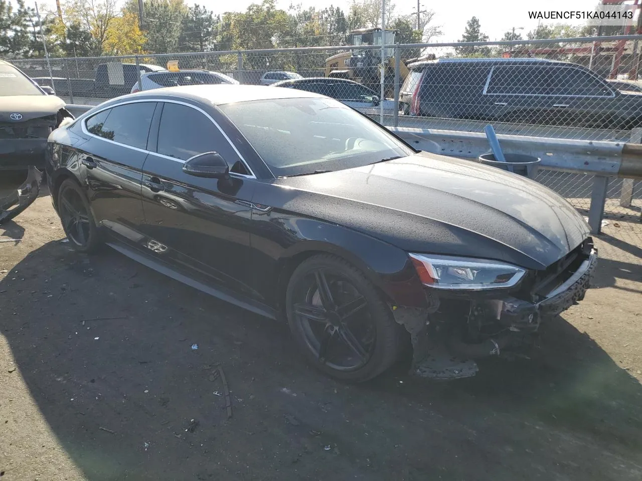 WAUENCF51KA044143 2019 Audi A5 Premium Plus S-Line