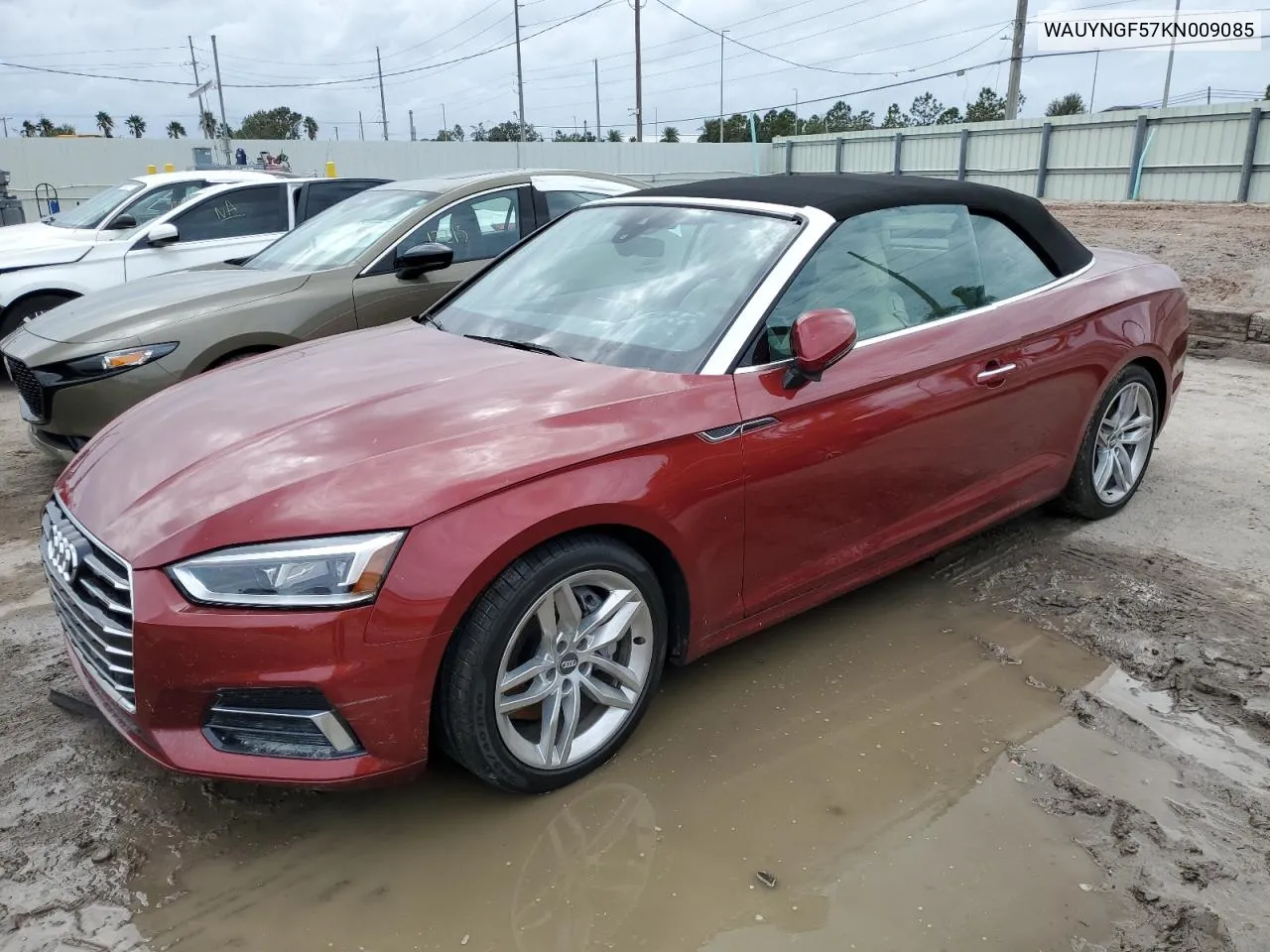 2019 Audi A5 Premium Plus VIN: WAUYNGF57KN009085 Lot: 76275014