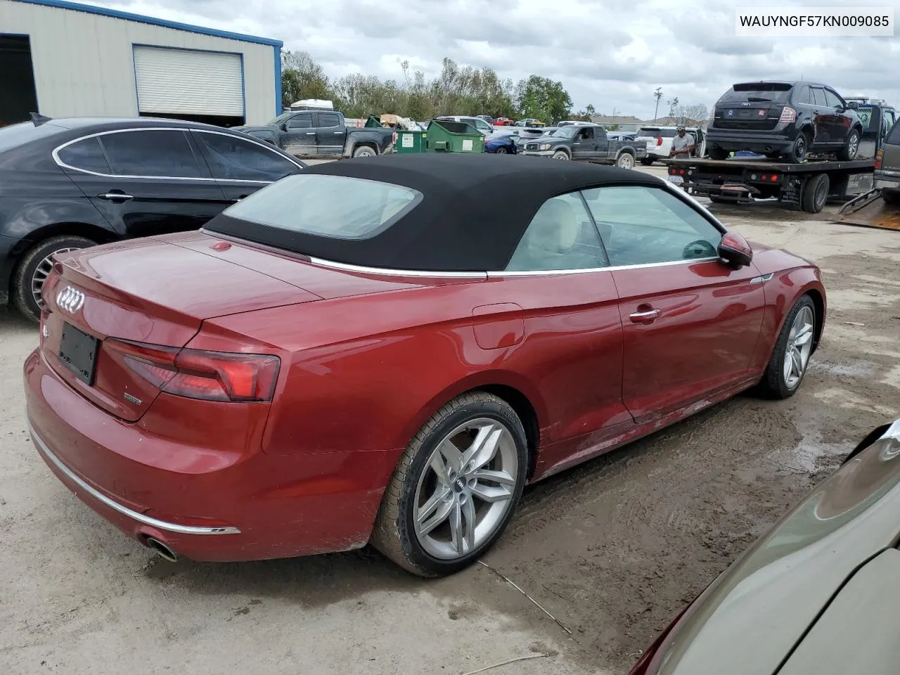 2019 Audi A5 Premium Plus VIN: WAUYNGF57KN009085 Lot: 76275014