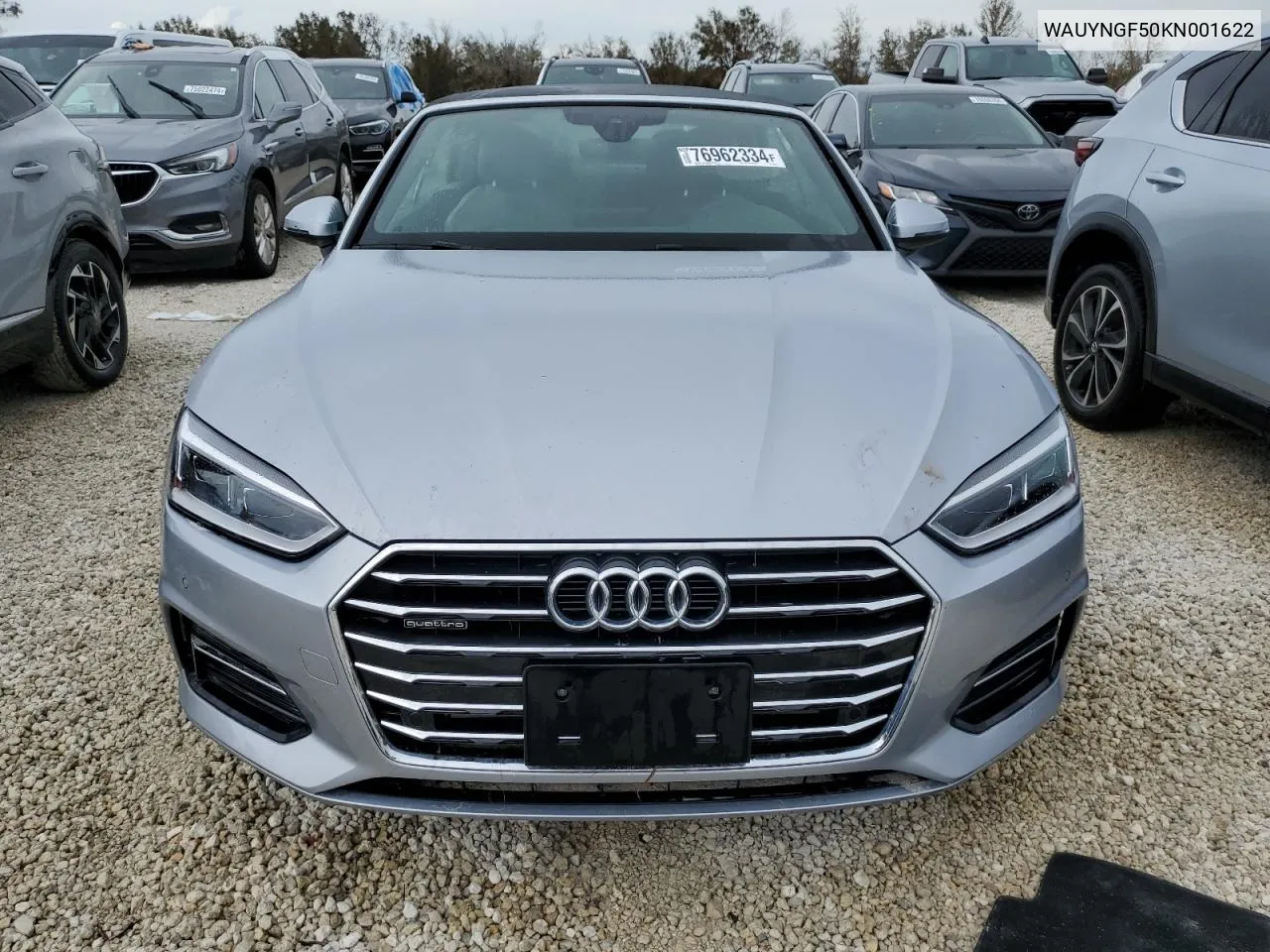 2019 Audi A5 Premium Plus VIN: WAUYNGF50KN001622 Lot: 76962334