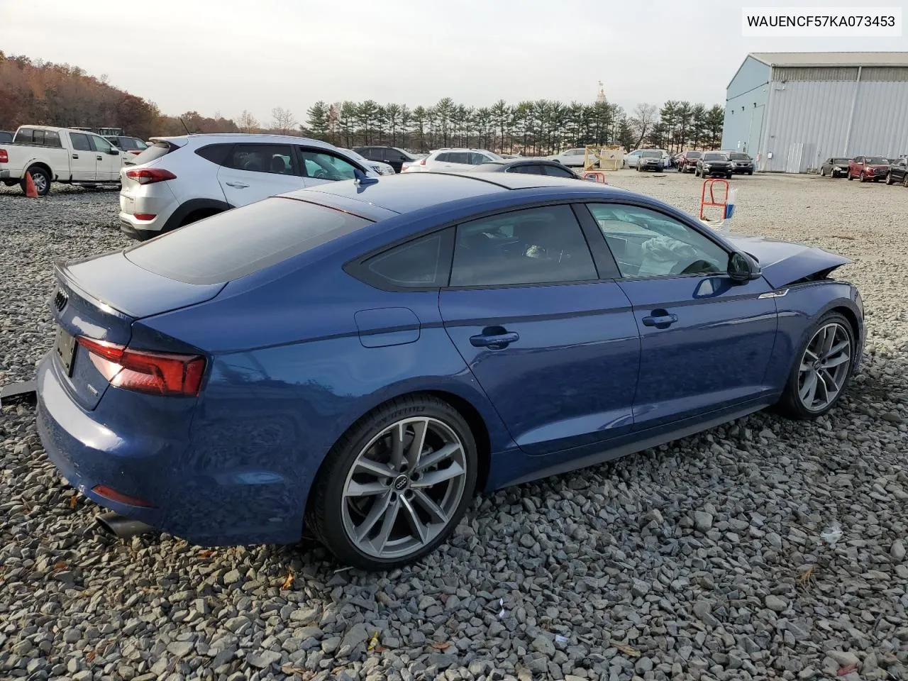 2019 Audi A5 Premium Plus S-Line VIN: WAUENCF57KA073453 Lot: 78420634