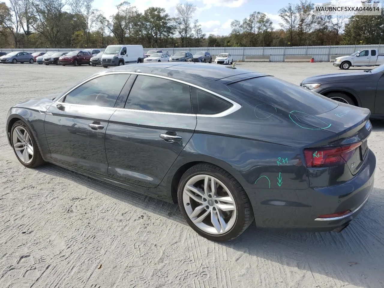 2019 Audi A5 Premium Plus VIN: WAUBNCF5XKA044614 Lot: 78509774