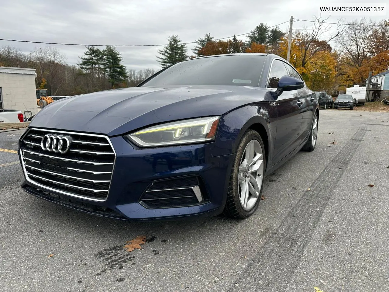 2019 Audi A5 Premium VIN: WAUANCF52KA051357 Lot: 78694784