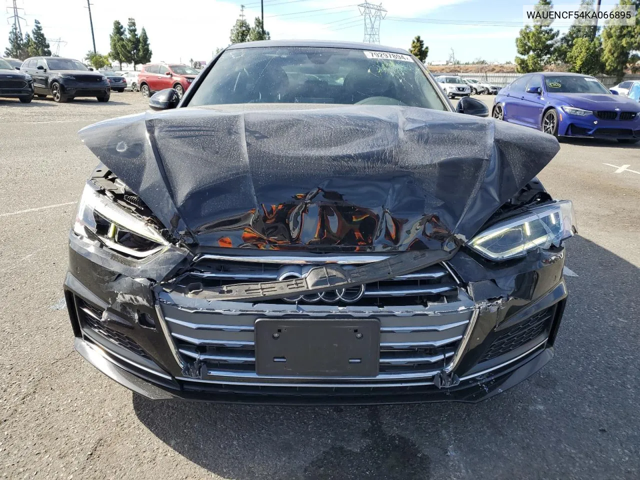 2019 Audi A5 Premium Plus S-Line VIN: WAUENCF54KA066895 Lot: 79297894