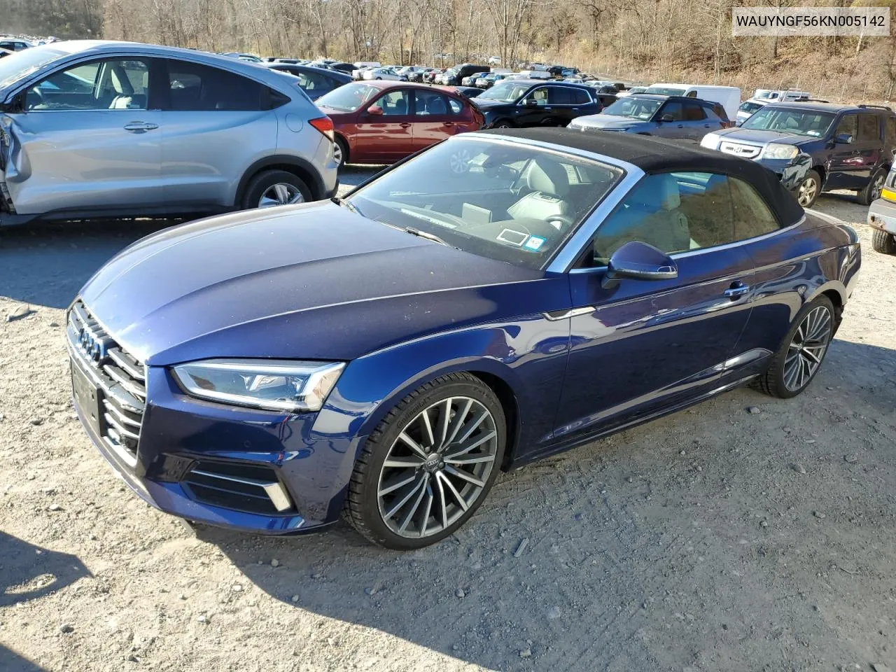 2019 Audi A5 Premium Plus VIN: WAUYNGF56KN005142 Lot: 80307874