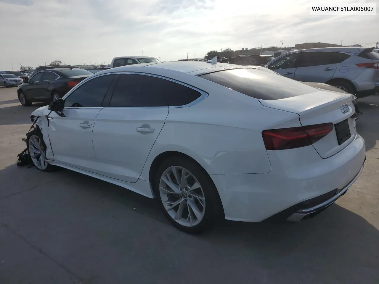 2020 Audi A5 Premium VIN: WAUANCF51LA006007 Lot: 45614114