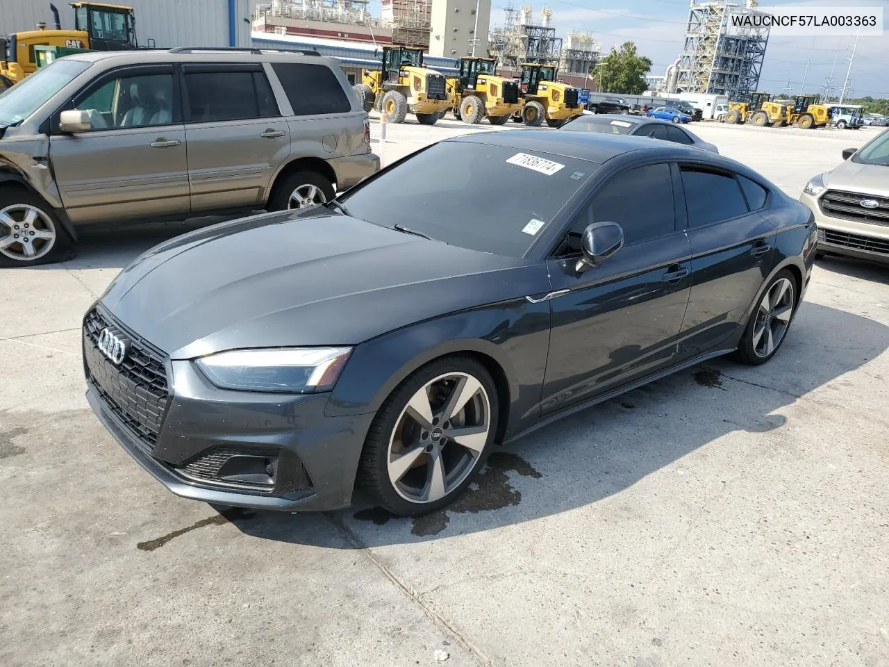 2020 Audi A5 Premium Plus VIN: WAUCNCF57LA003363 Lot: 71836774