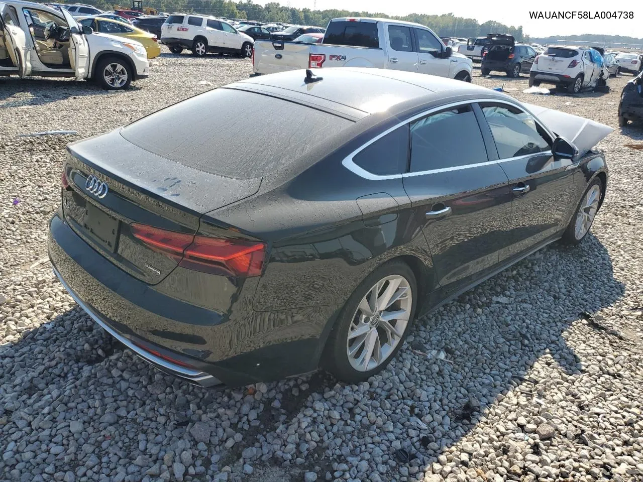 2020 Audi A5 Premium VIN: WAUANCF58LA004738 Lot: 72023024