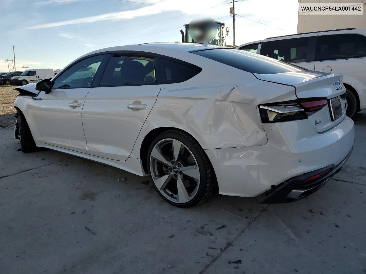 2020 Audi A5 Premium Plus VIN: WAUCNCF54LA001442 Lot: 79348404