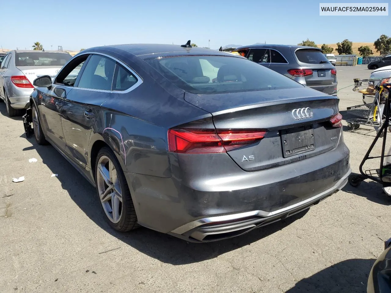 2021 Audi A5 Premium Plus 45 VIN: WAUFACF52MA025944 Lot: 57880274