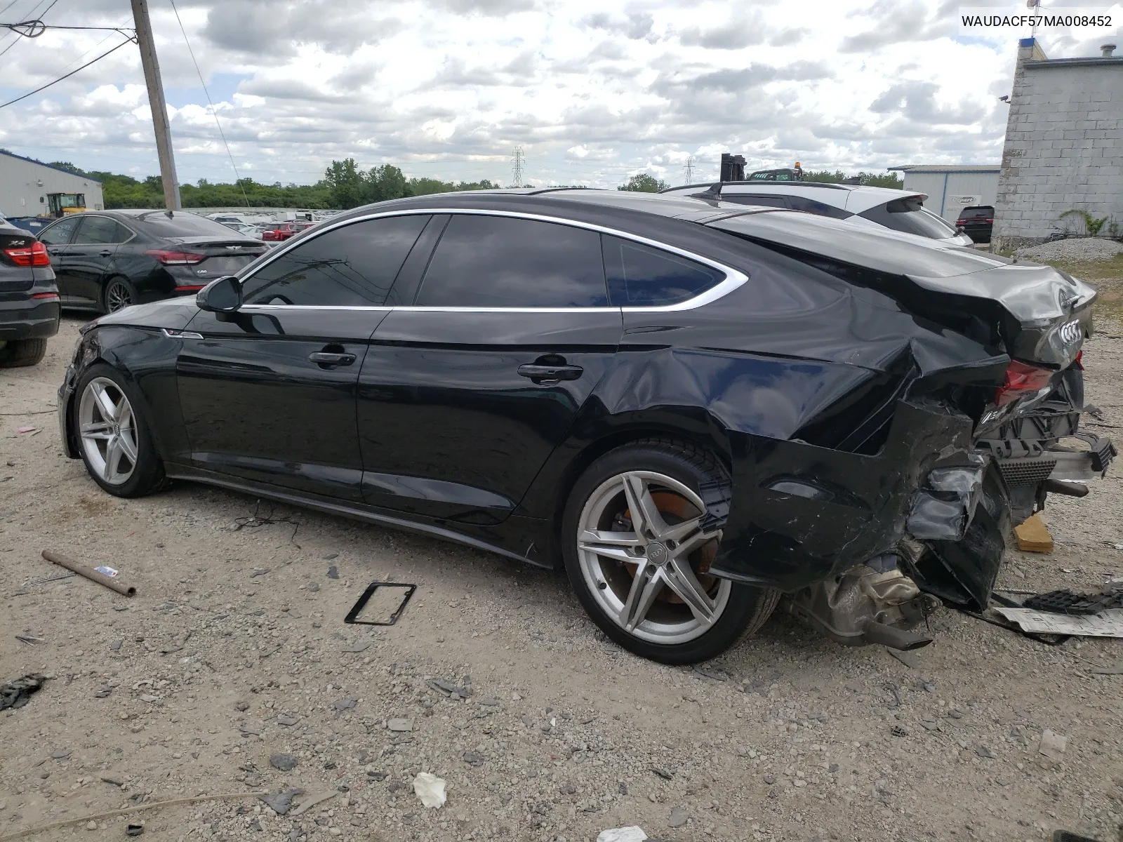 WAUDACF57MA008452 2021 Audi A5 Premium 45