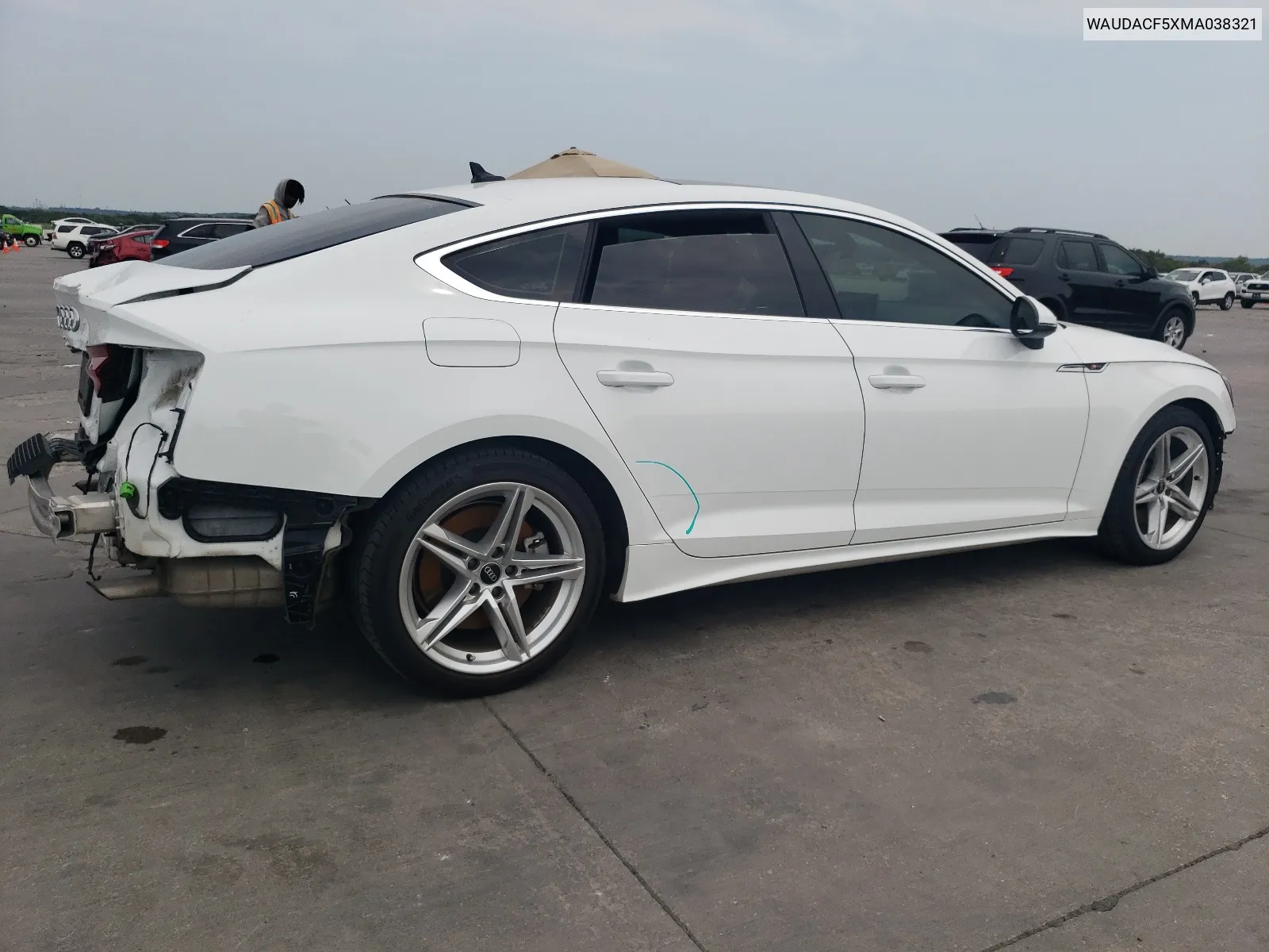 2021 Audi A5 Premium 45 VIN: WAUDACF5XMA038321 Lot: 65779544