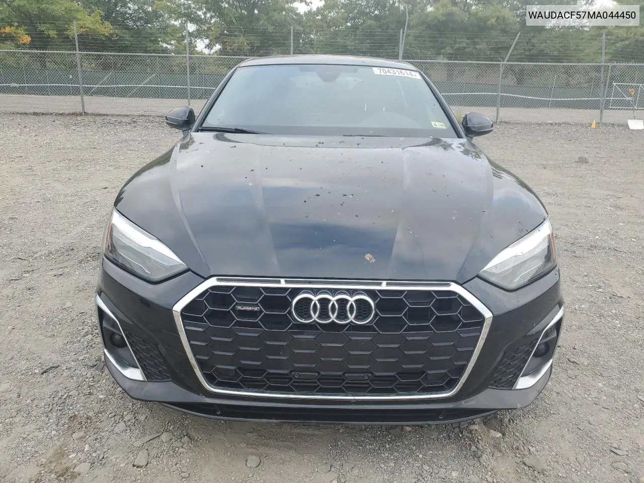 WAUDACF57MA044450 2021 Audi A5 Premium 45