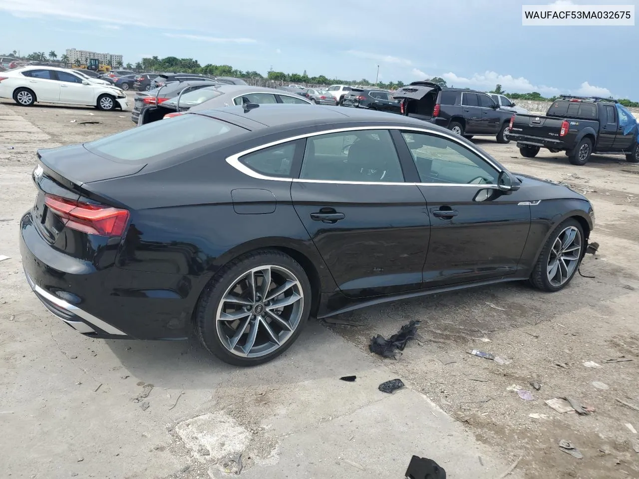 WAUFACF53MA032675 2021 Audi A5 Premium Plus 45