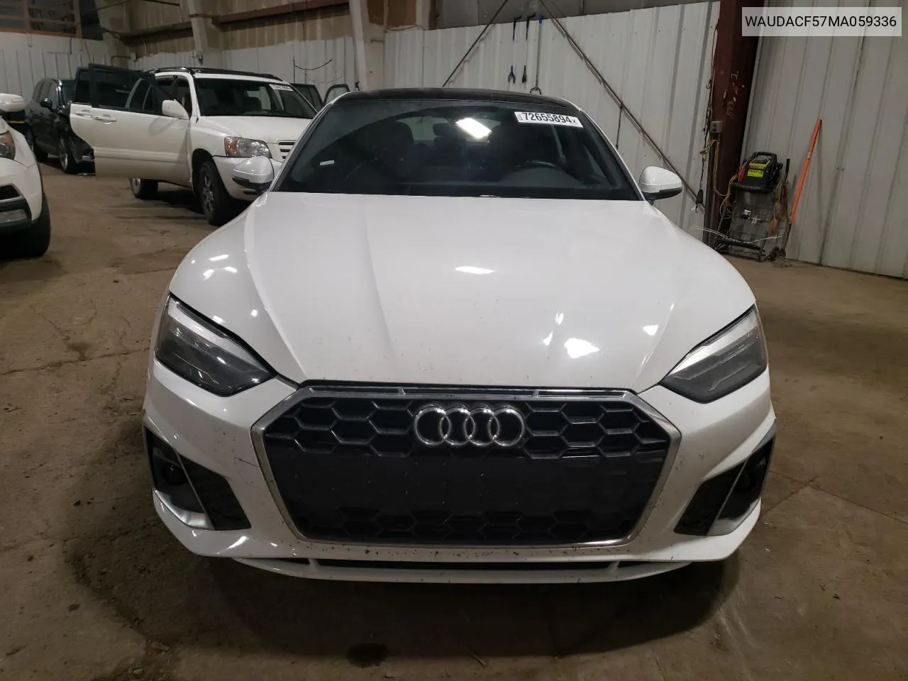 2021 Audi A5 Premium 45 VIN: WAUDACF57MA059336 Lot: 72655894