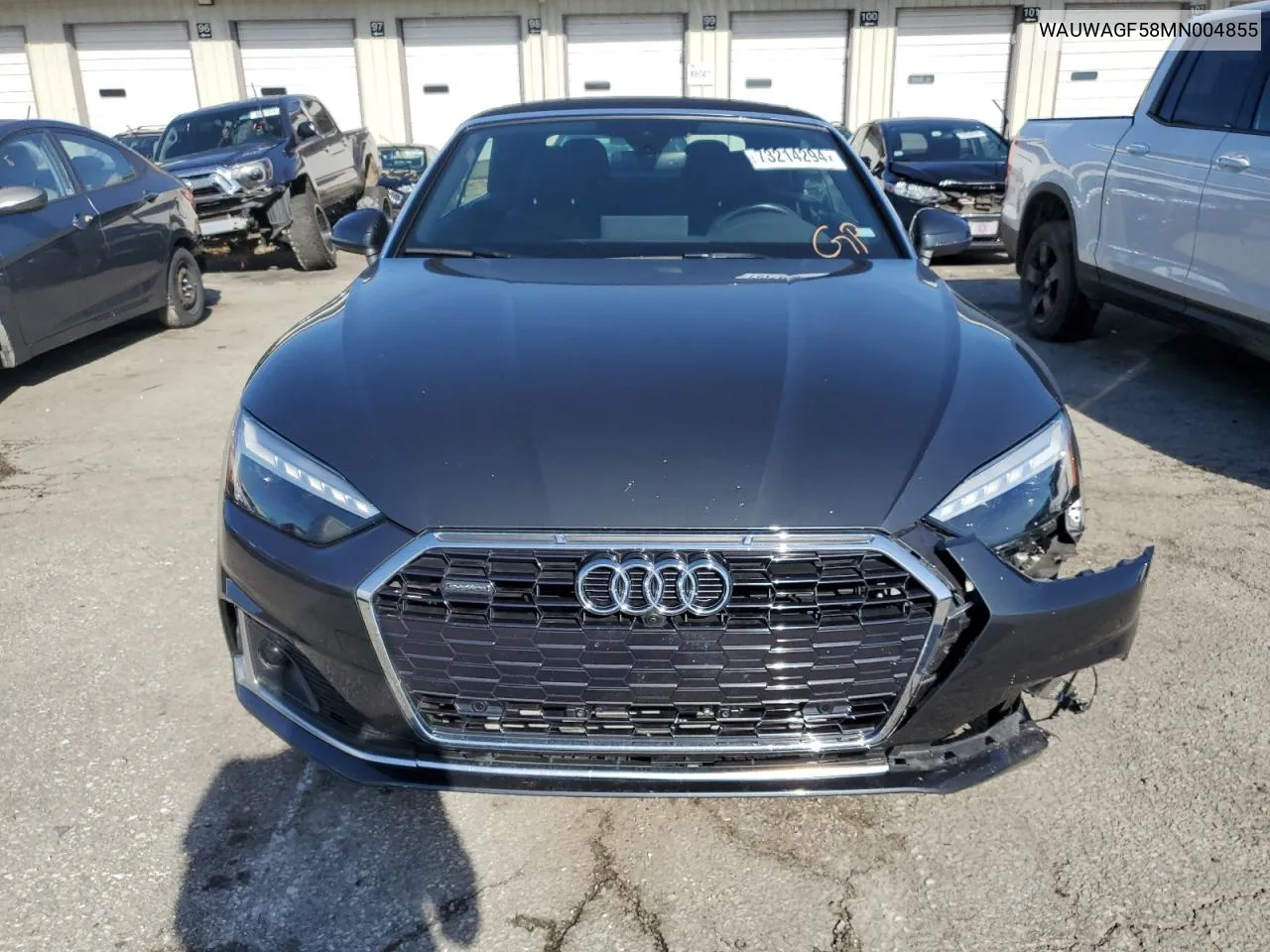 2021 Audi A5 Premium Plus 45 VIN: WAUWAGF58MN004855 Lot: 73214294