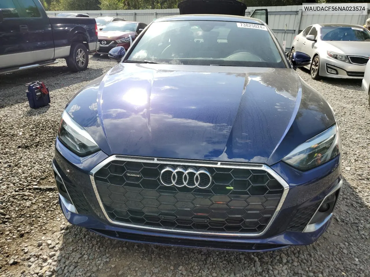 2022 Audi A5 Premium 45 VIN: WAUDACF56NA023574 Lot: 73825024