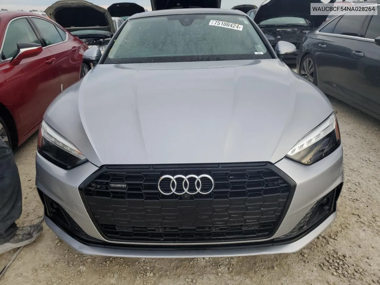 2022 Audi A5 Premium Plus 40 VIN: WAUCBCF54NA028264 Lot: 75100424