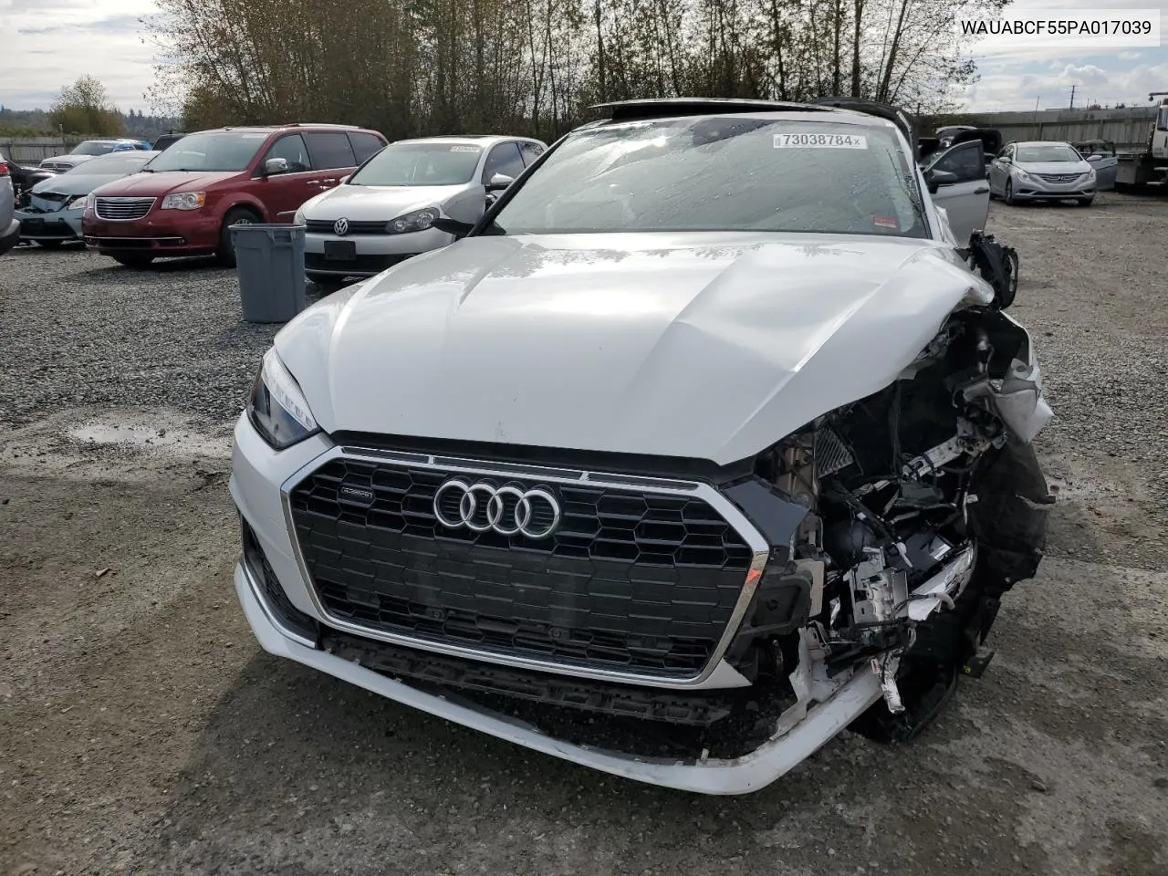 2023 Audi A5 Premium 40 VIN: WAUABCF55PA017039 Lot: 73038784