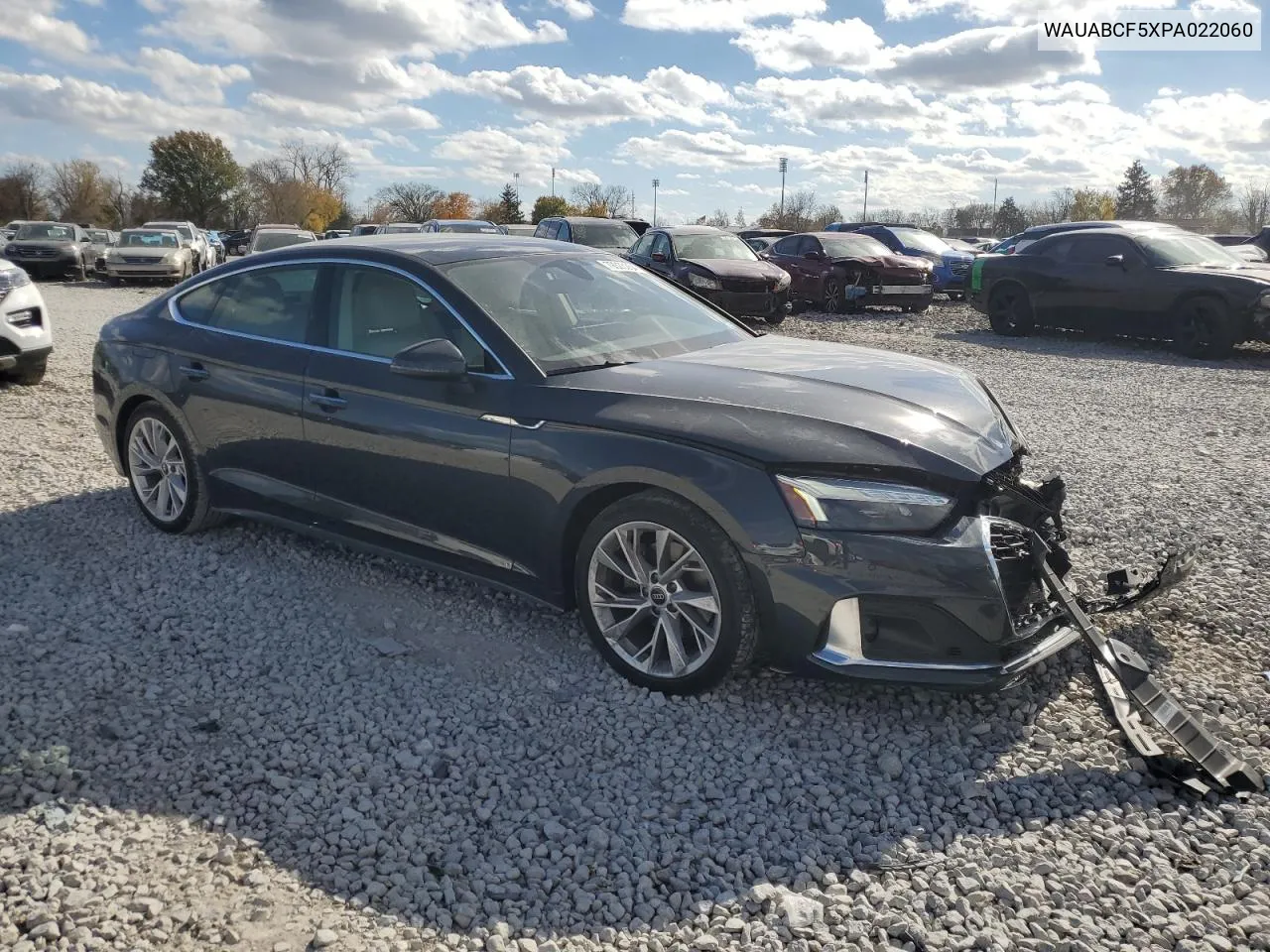 2023 Audi A5 Premium 40 VIN: WAUABCF5XPA022060 Lot: 79323264