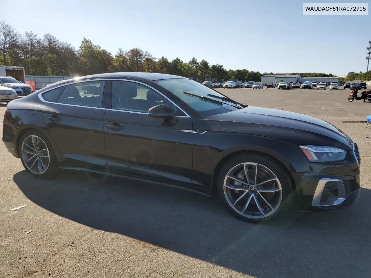 2024 Audi A5 Premium 45 VIN: WAUDACF51RA072705 Lot: 70411354