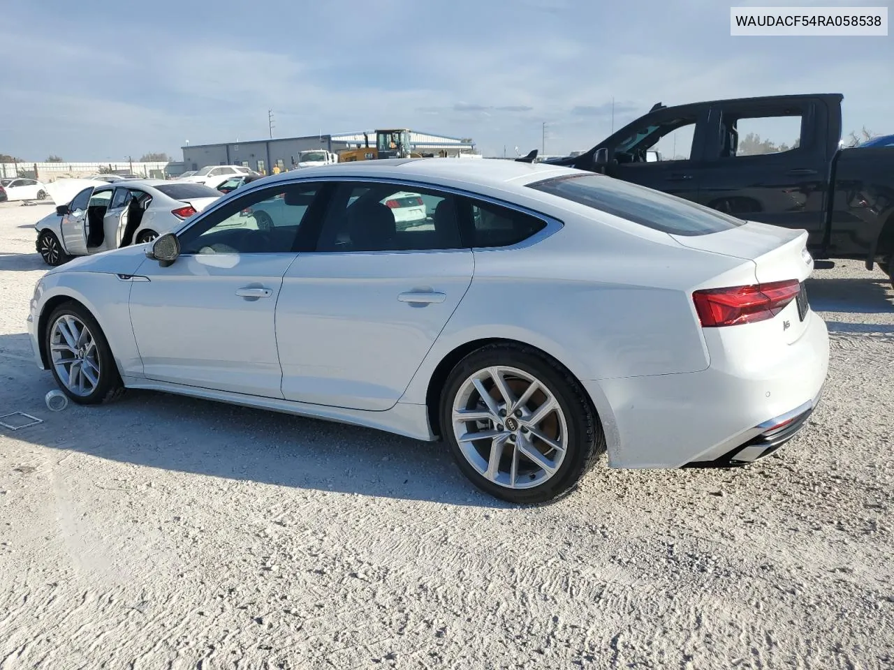 2024 Audi A5 Premium 45 VIN: WAUDACF54RA058538 Lot: 75681494