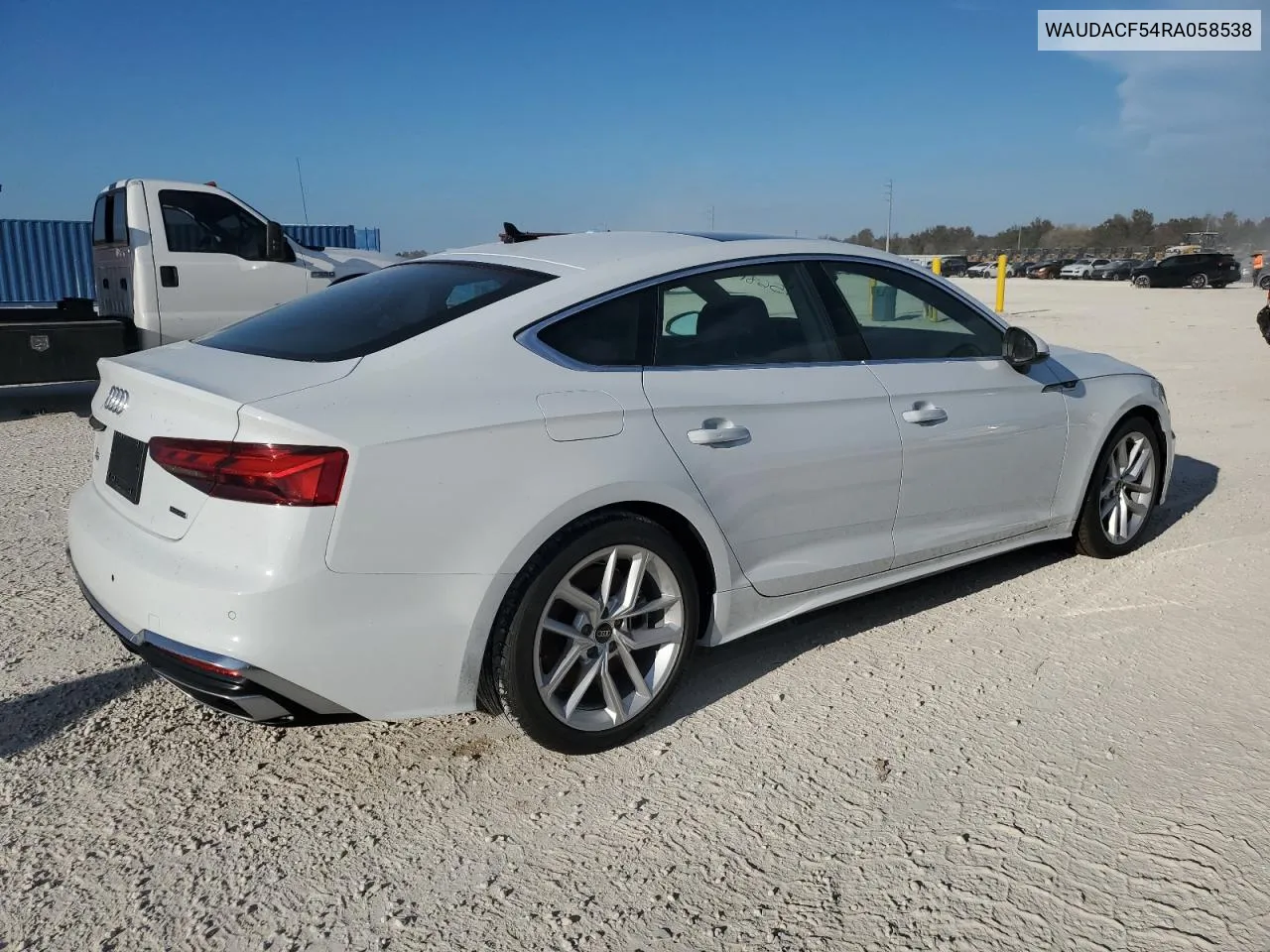 2024 Audi A5 Premium 45 VIN: WAUDACF54RA058538 Lot: 75681494