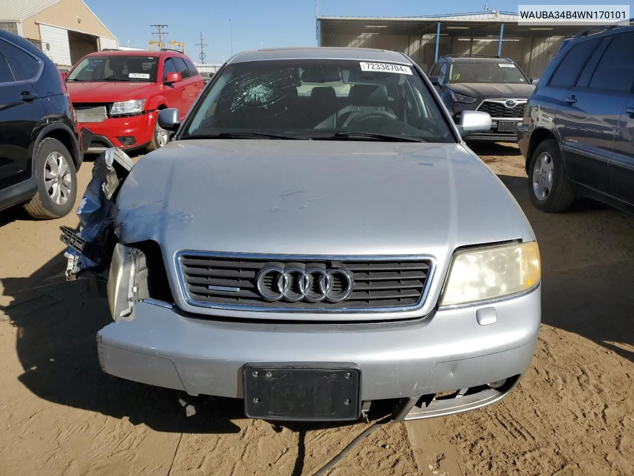 1998 Audi A6 2.8 Quattro VIN: WAUBA34B4WN170101 Lot: 72338704