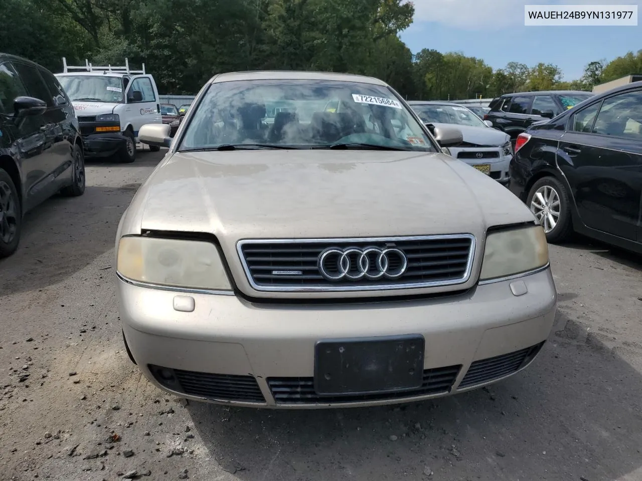 2000 Audi A6 2.8 Quattro VIN: WAUEH24B9YN131977 Lot: 72215684