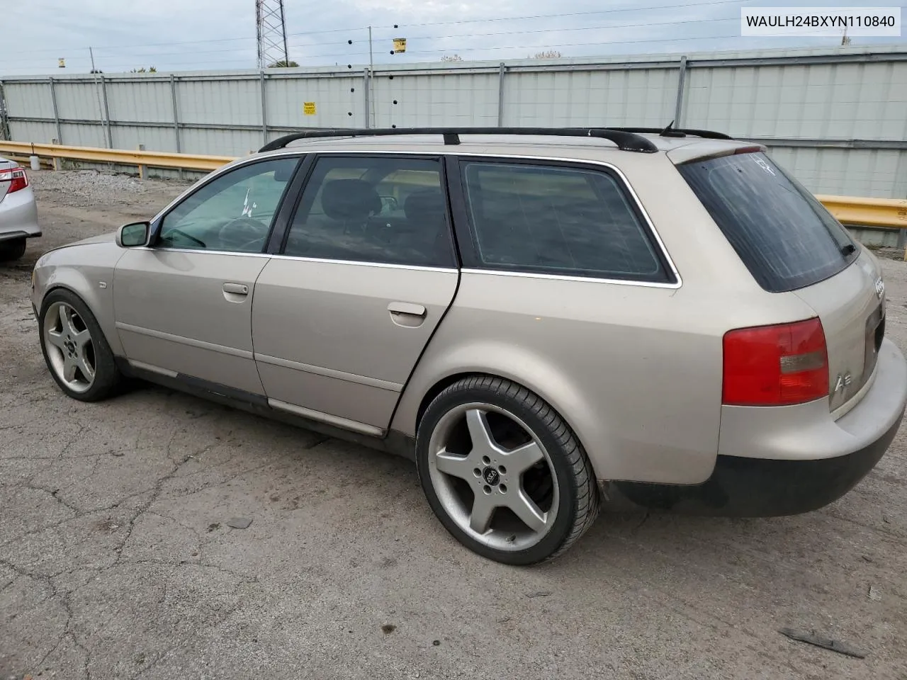 2000 Audi A6 2.8 Avant Quattro VIN: WAULH24BXYN110840 Lot: 76981144