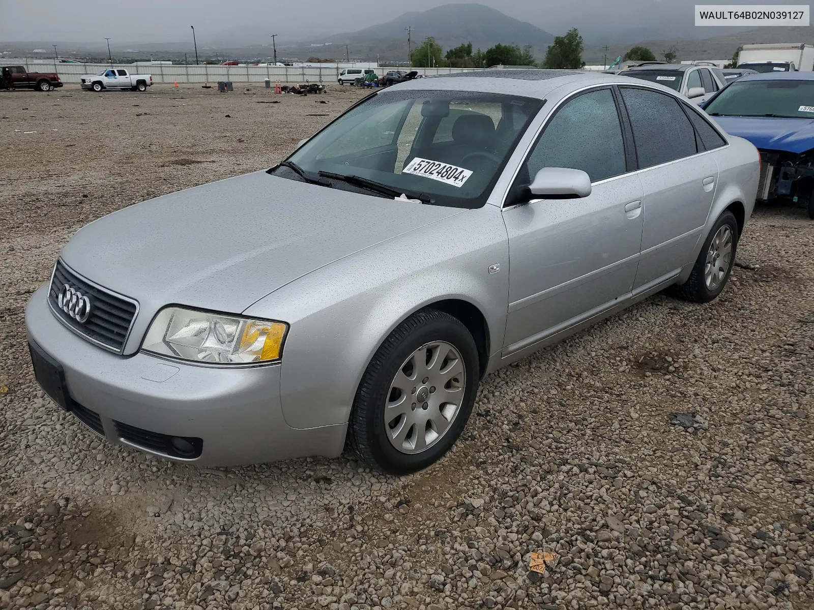 2002 Audi A6 3.0 Quattro VIN: WAULT64B02N039127 Lot: 57024804