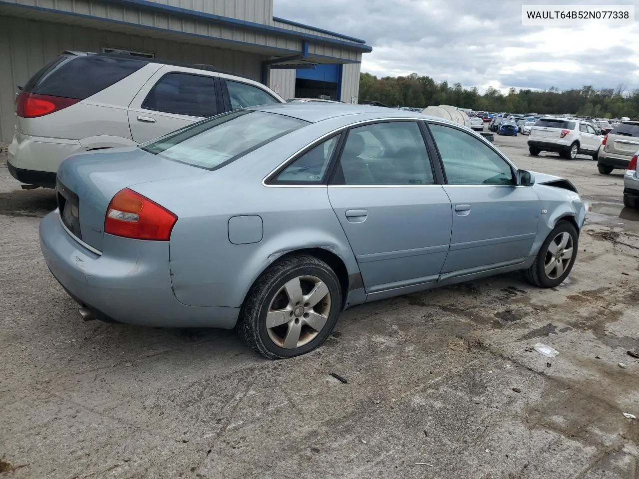 2002 Audi A6 3.0 Quattro VIN: WAULT64B52N077338 Lot: 74962754