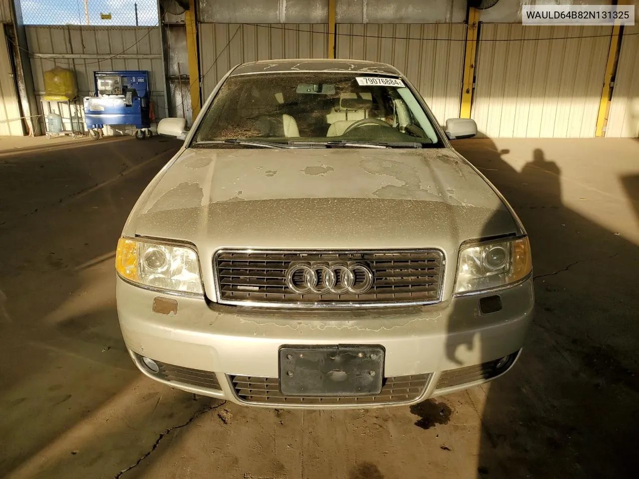 2002 Audi A6 2.7T Quattro VIN: WAULD64B82N131325 Lot: 79076884