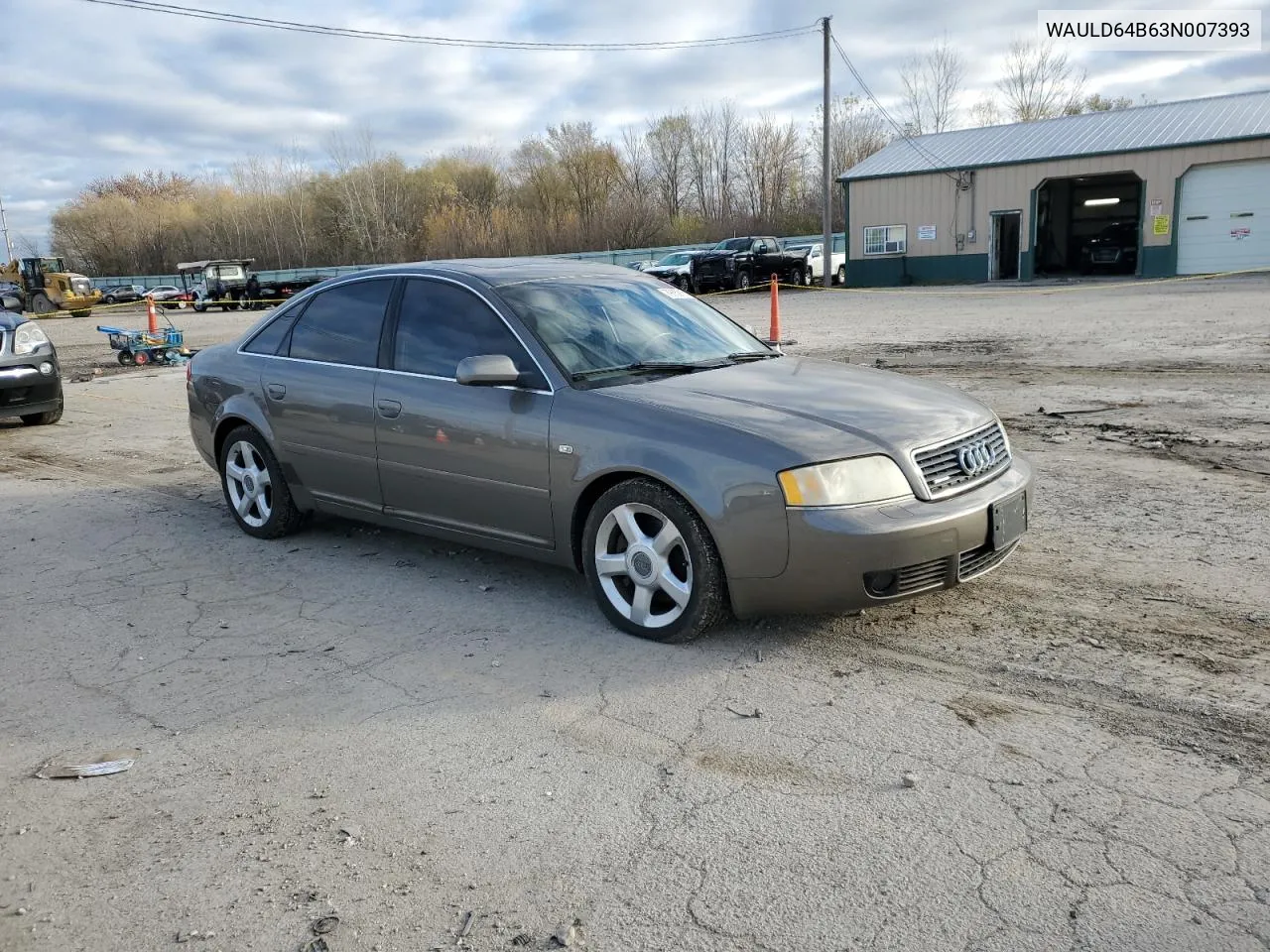 2003 Audi A6 2.7T Quattro VIN: WAULD64B63N007393 Lot: 79652184