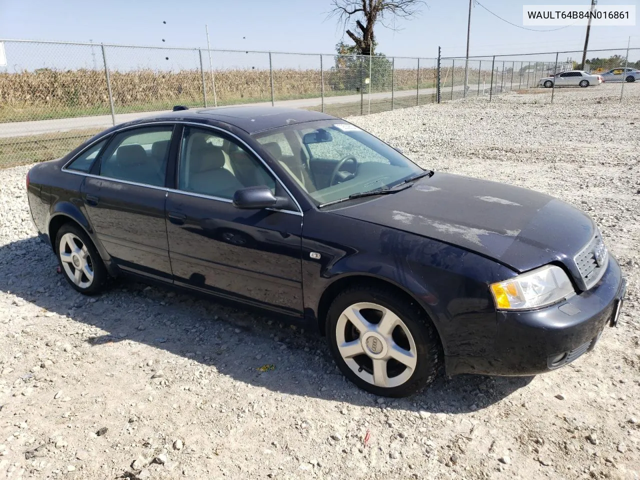 2004 Audi A6 3.0 Quattro VIN: WAULT64B84N016861 Lot: 72539554