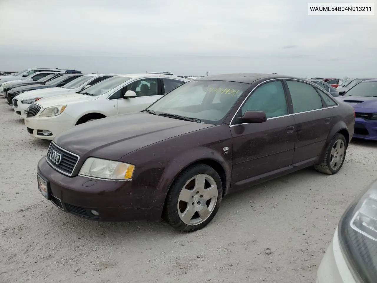 2004 Audi A6 4.2 Quattro VIN: WAUML54B04N013211 Lot: 74279954