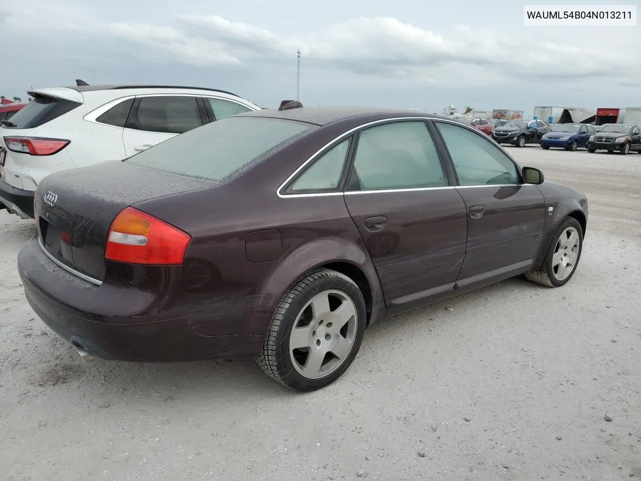 2004 Audi A6 4.2 Quattro VIN: WAUML54B04N013211 Lot: 74279954