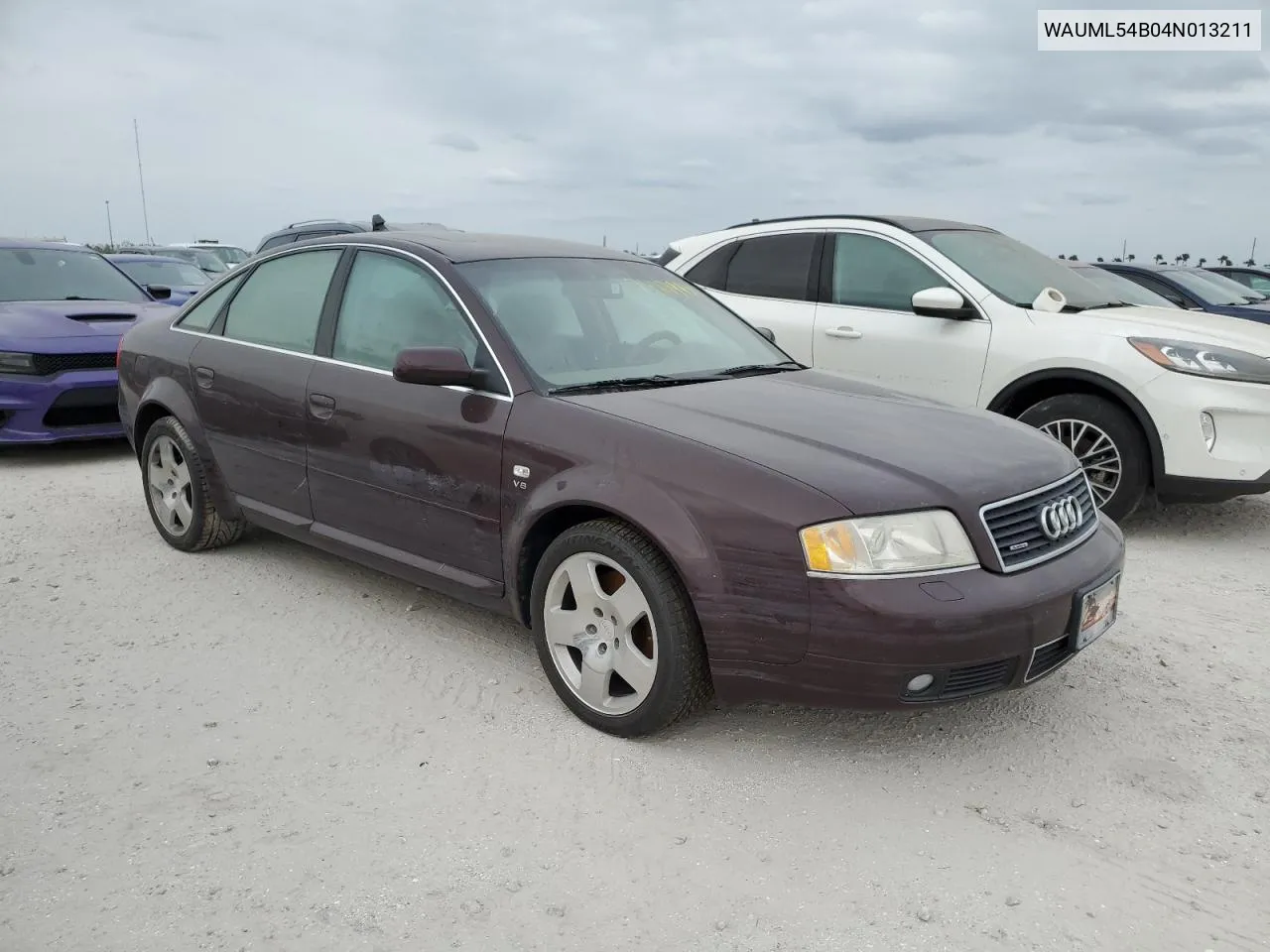 2004 Audi A6 4.2 Quattro VIN: WAUML54B04N013211 Lot: 74279954