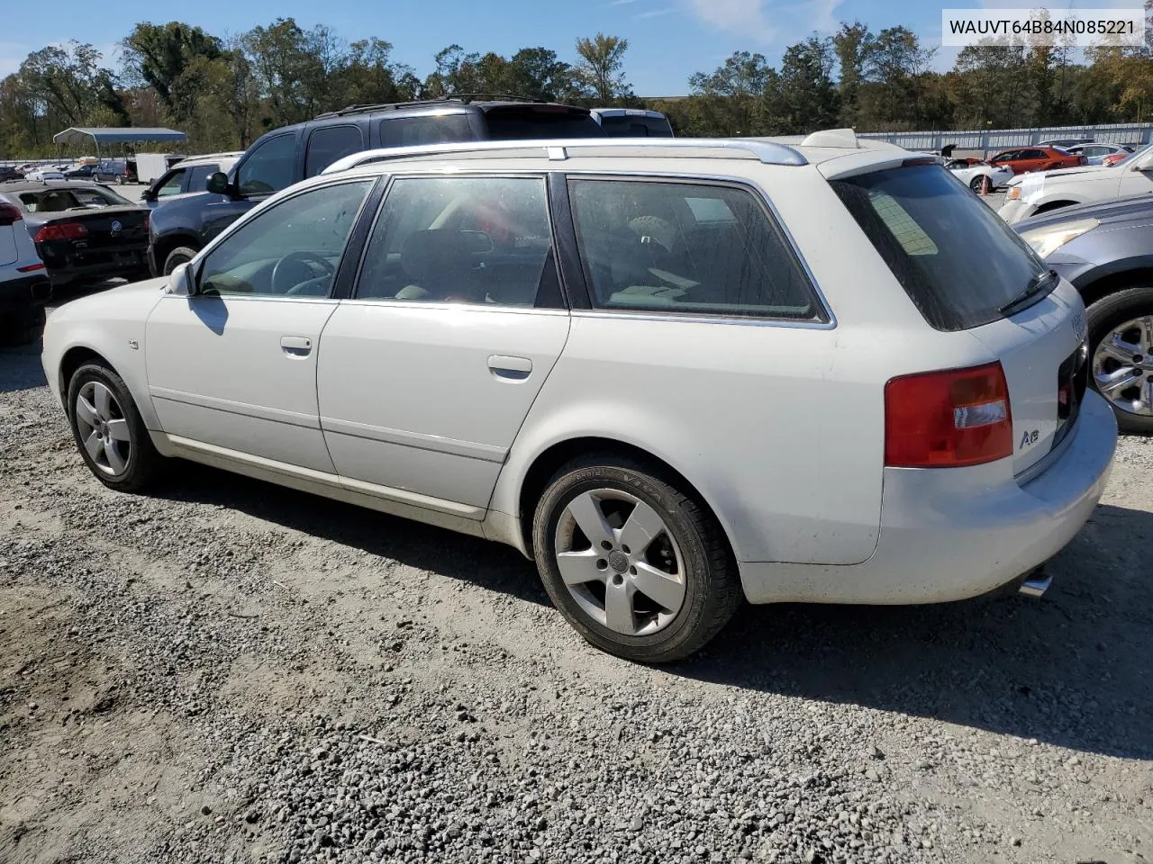 2004 Audi A6 3.0 Avant Quattro VIN: WAUVT64B84N085221 Lot: 76469234