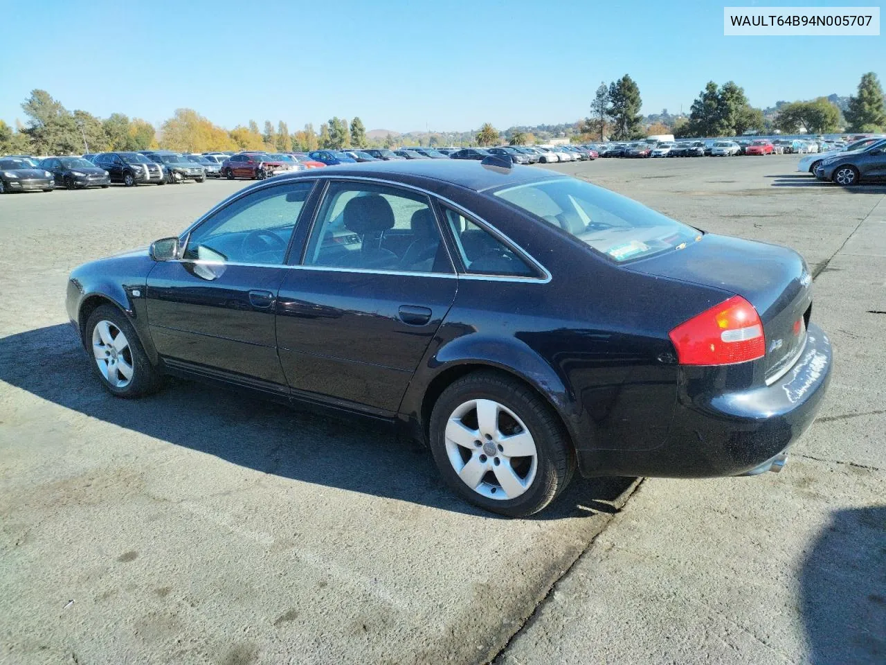 2004 Audi A6 3.0 Quattro VIN: WAULT64B94N005707 Lot: 79053794