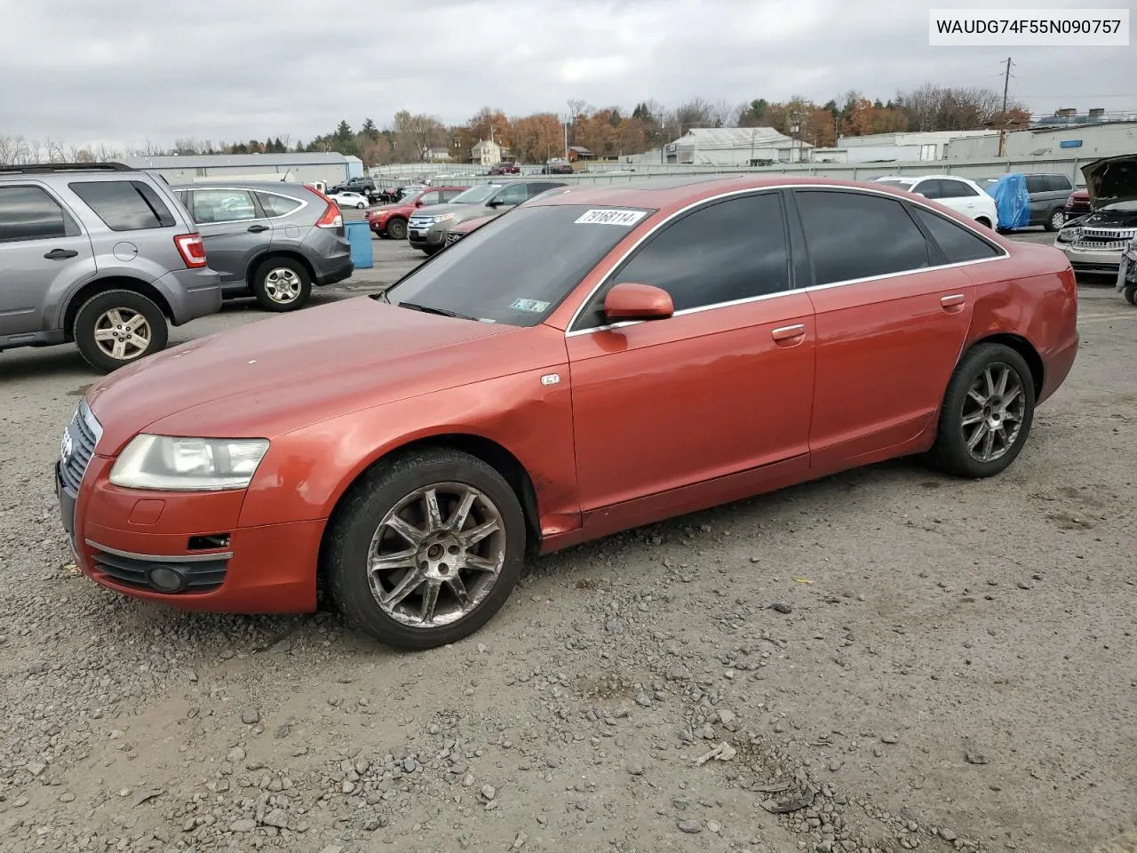 2005 Audi A6 3.2 Quattro VIN: WAUDG74F55N090757 Lot: 79168114