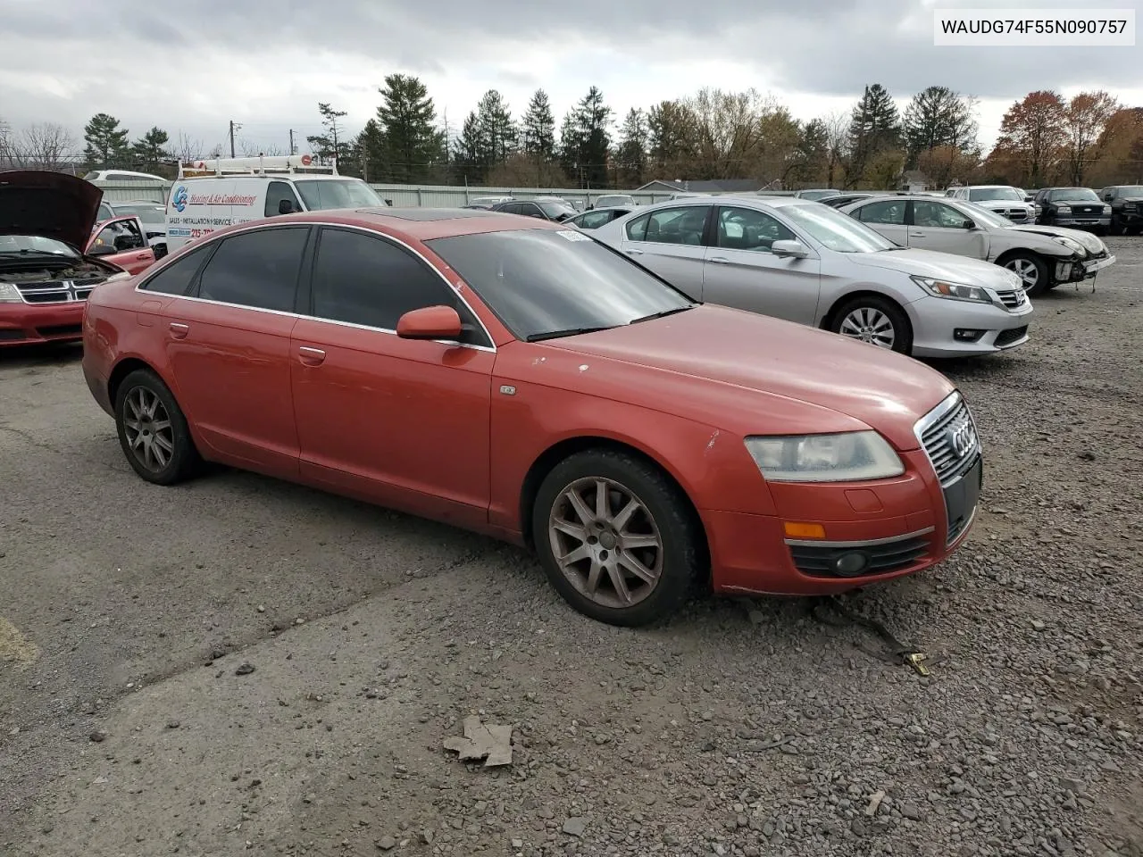 2005 Audi A6 3.2 Quattro VIN: WAUDG74F55N090757 Lot: 79168114