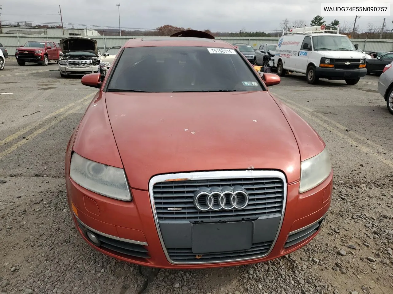 2005 Audi A6 3.2 Quattro VIN: WAUDG74F55N090757 Lot: 79168114