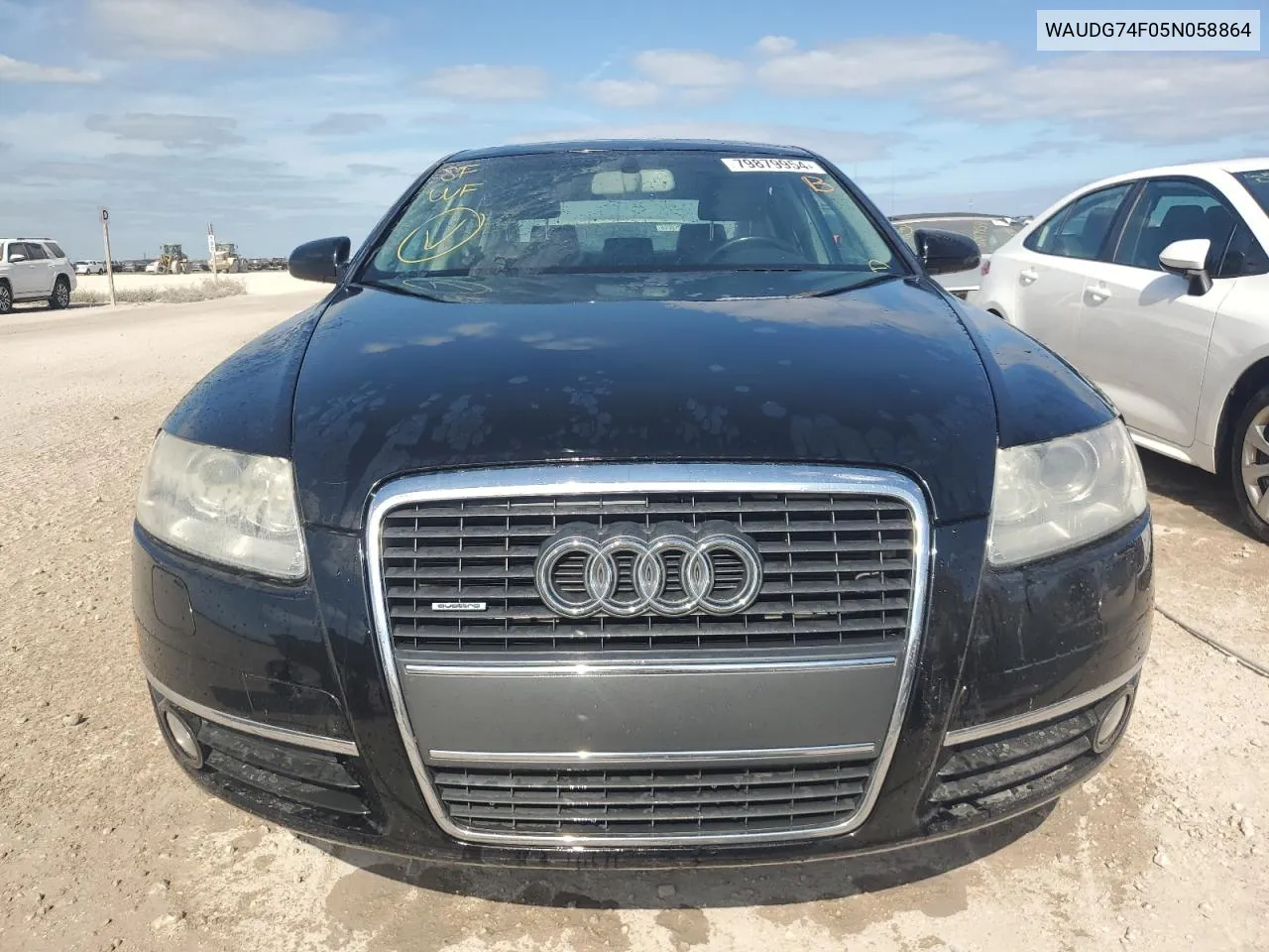 2005 Audi A6 3.2 Quattro VIN: WAUDG74F05N058864 Lot: 79879954