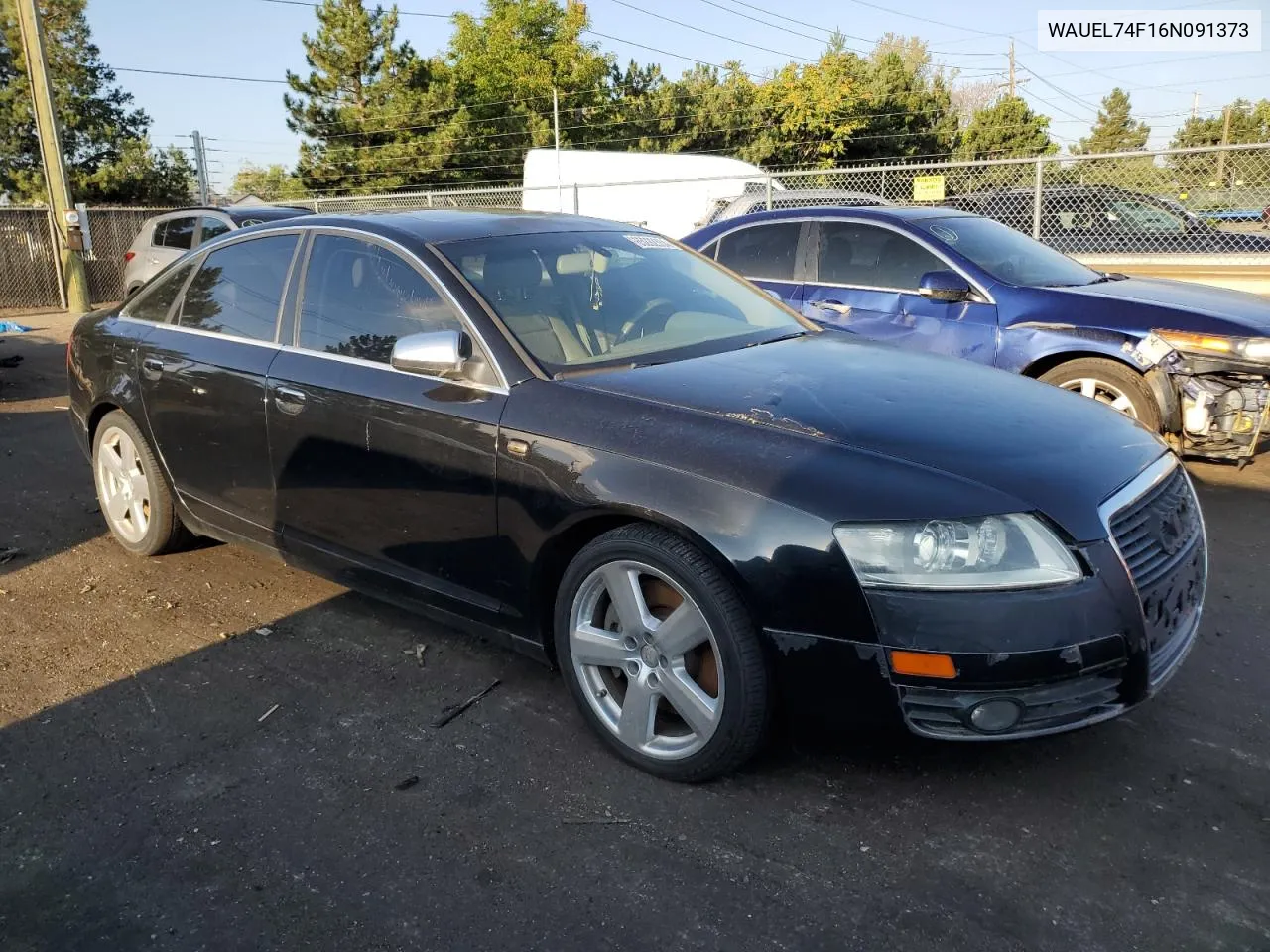 2006 Audi A6 S-Line 4.2 Quattro VIN: WAUEL74F16N091373 Lot: 65292354