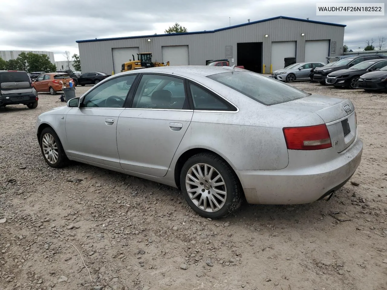 2006 Audi A6 3.2 Quattro VIN: WAUDH74F26N182522 Lot: 67206504