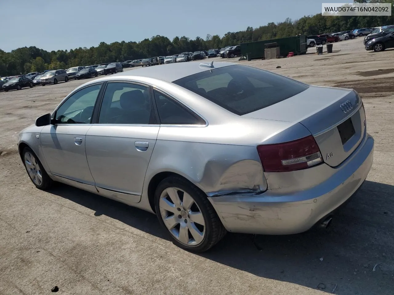 2006 Audi A6 3.2 Quattro VIN: WAUDG74F16N042092 Lot: 70844864